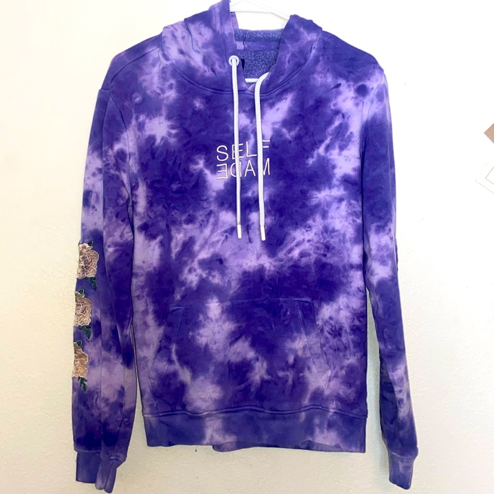 Rue21 Purple Tie-Dye “SELF MADE” Hoodie